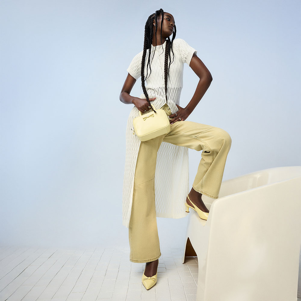 Luxuriant-In Women's Yellow Pumps image number 0